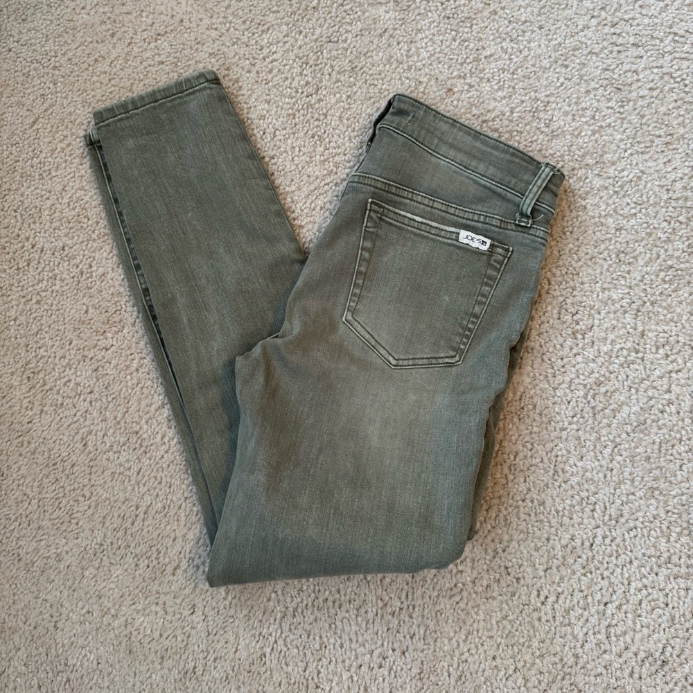 Joe’s jeans slim olive green jeans